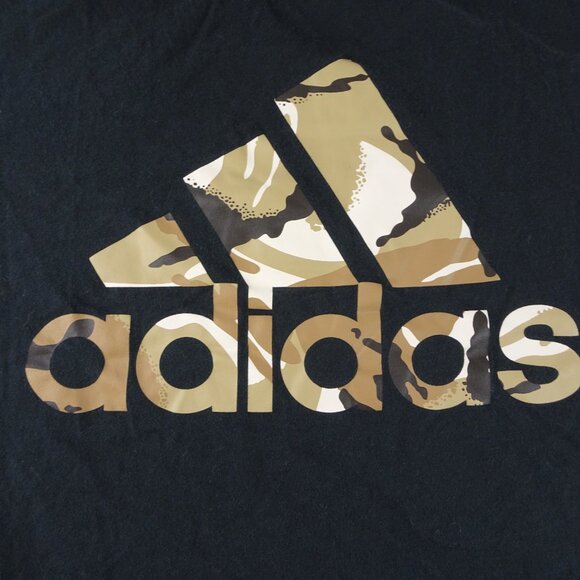 Adidas Camo Logo Shirt Size L - Picture 3 of 8